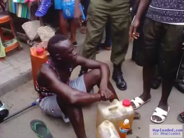 Man Caught Selling Kerosene Mixed With Palm Oil As Fuel